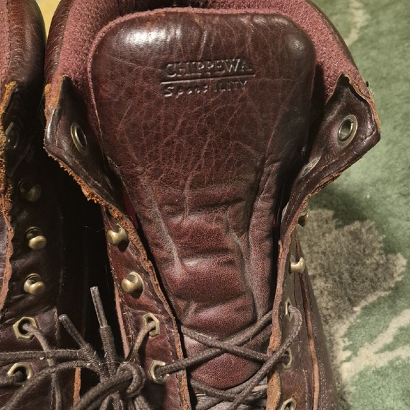 Chippewa Dark Brown Leather Boots - Picture 2 of 7